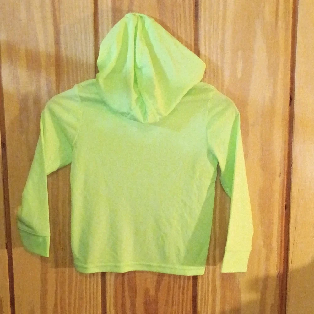 adidas Green Logo Hooded Long Sleeve Pullover Crew Neck T-Shirt 3T And Pants